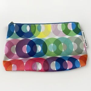 Kapitza‎ x Clinique Multicolor Circles Polyester Everyday Cosmetic Travel Bag